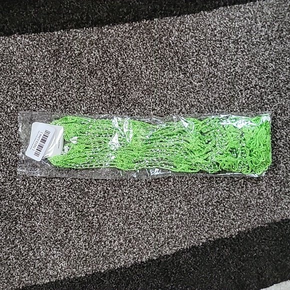 NEW Netted Bling Fashion Scarf - Lime - Picture 7 of 7